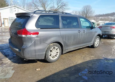 2014 Toyota Sienna Xle V6 8 Passenger from USA, damaged, VIN 5TDYK3DC7ES430938